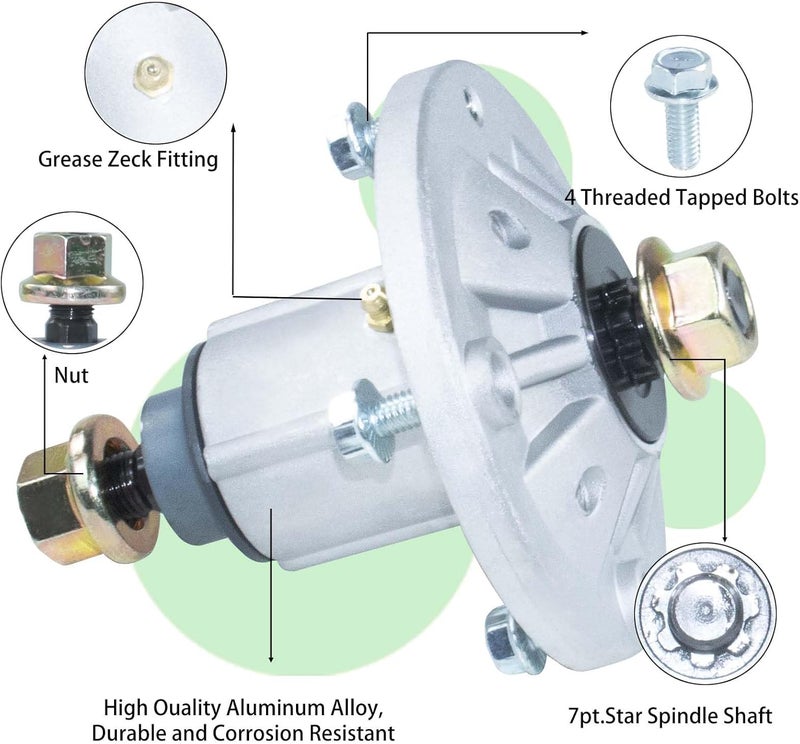 BOSFLAG GY21099 Spindle Assembly Replaces John Deere Spindle GY21099 Spindle Kit John Deere, John Deere GY21099 Spindle John Deere, GY20867 GY21099, John Deere D170 Spindle Kit, LA175 Spindle - Image 4